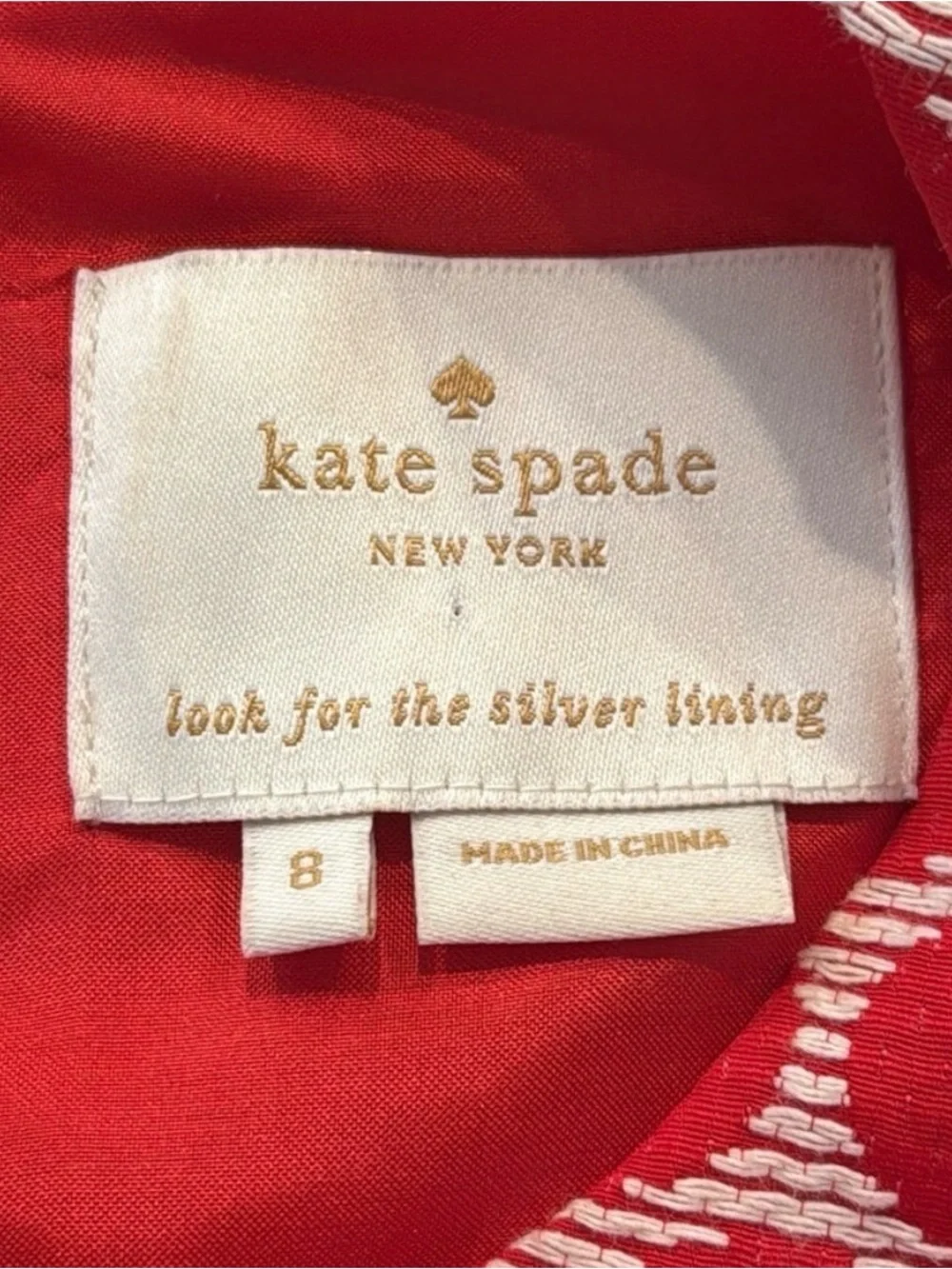 Kate Spade 'cory' dot jacquard fit & flaredress SZ 8